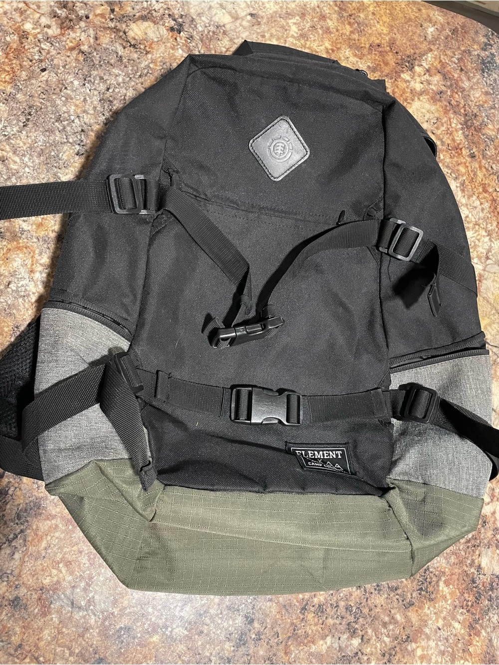 Vintage Element skateboard backpack